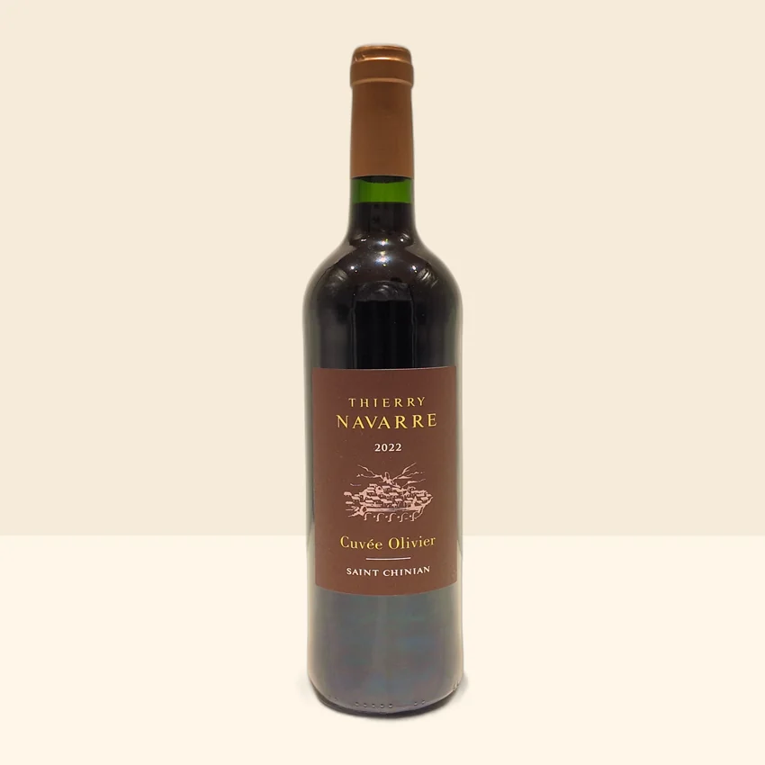 bouteille de Vin Olivier de Thierry Navarre - 2022
