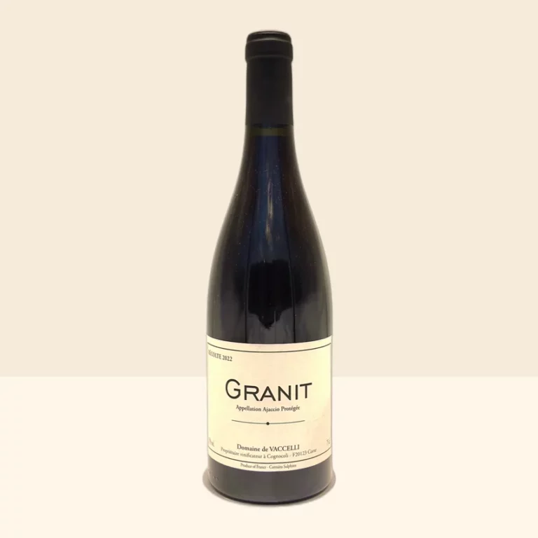 bouteille de Vin Granit Rouge de Vaccelli - 2022