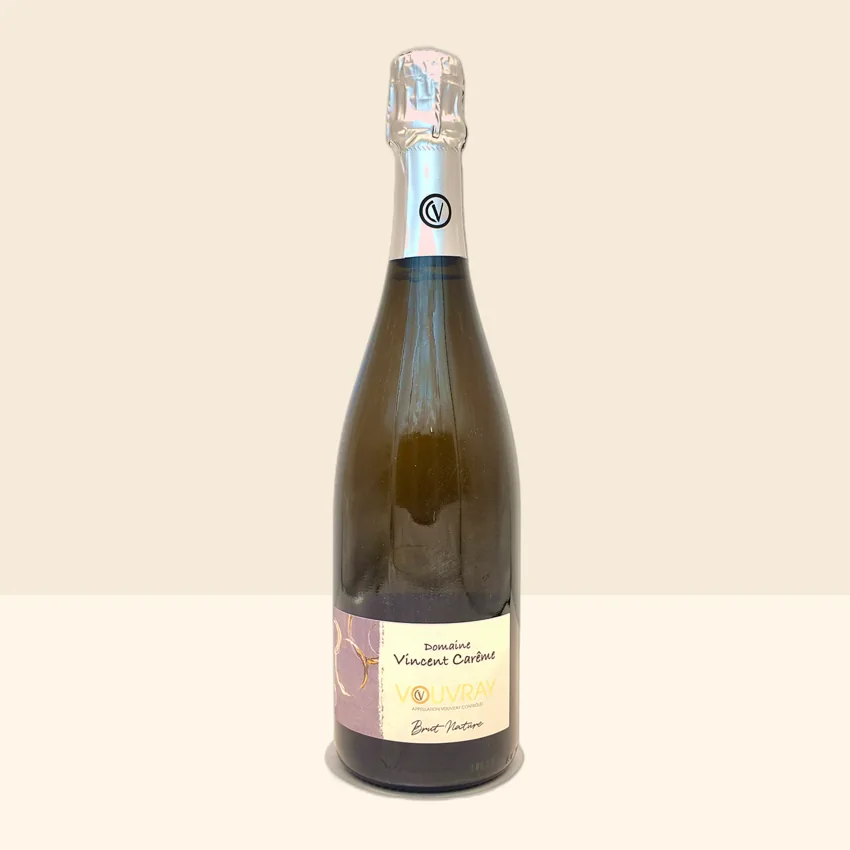 bouteille de Vin Vouvray Brut Nature de Vincent Carême - 2022
