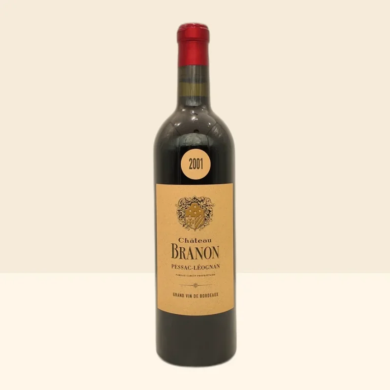 bouteille de Vin Pessac-Léognan Rouge de Château Branon - 2001