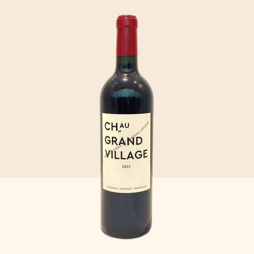 bouteille de Vin Bordeaux Supérieur Rouge de Château Grand Village - 2023