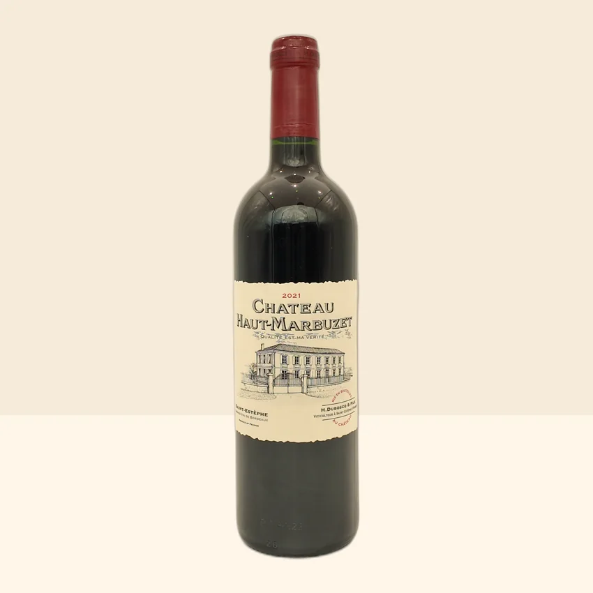 bouteille de Vin Saint-Estèphe de Château Haut-Marbuzet - 2021