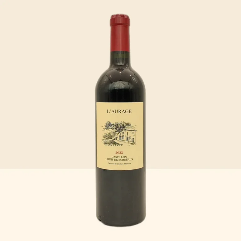 bouteille de Vin Castillon Côtes de Bordeaux de Domaine de l'Aurage - 2023