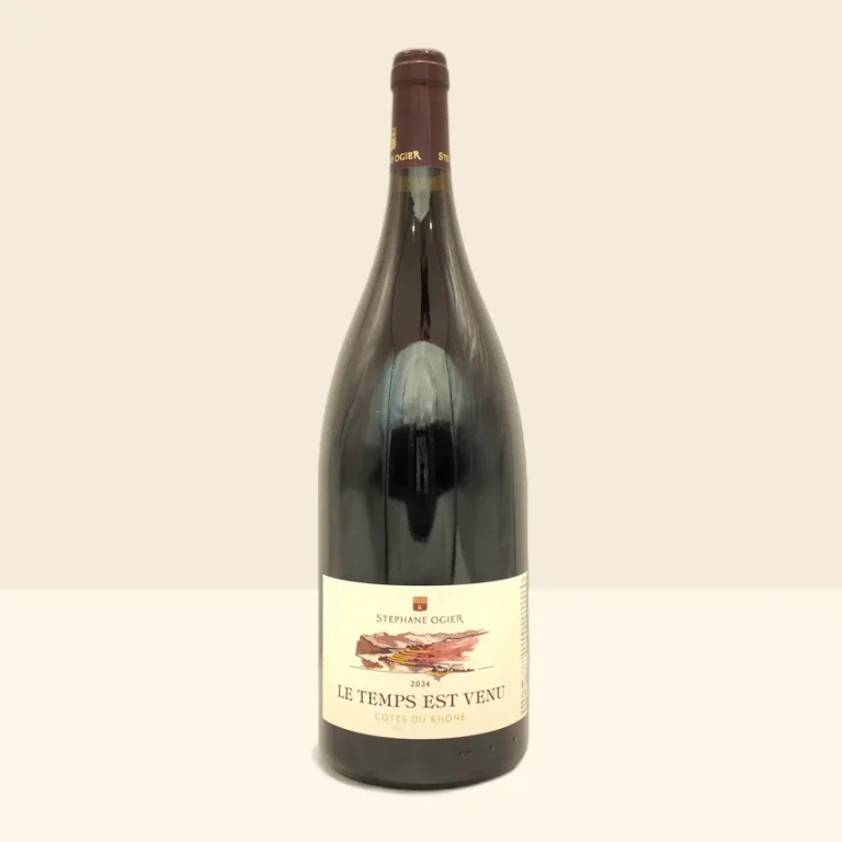 bouteille de Vin Le Temps est Venu de Stéphane Ogier - 2024