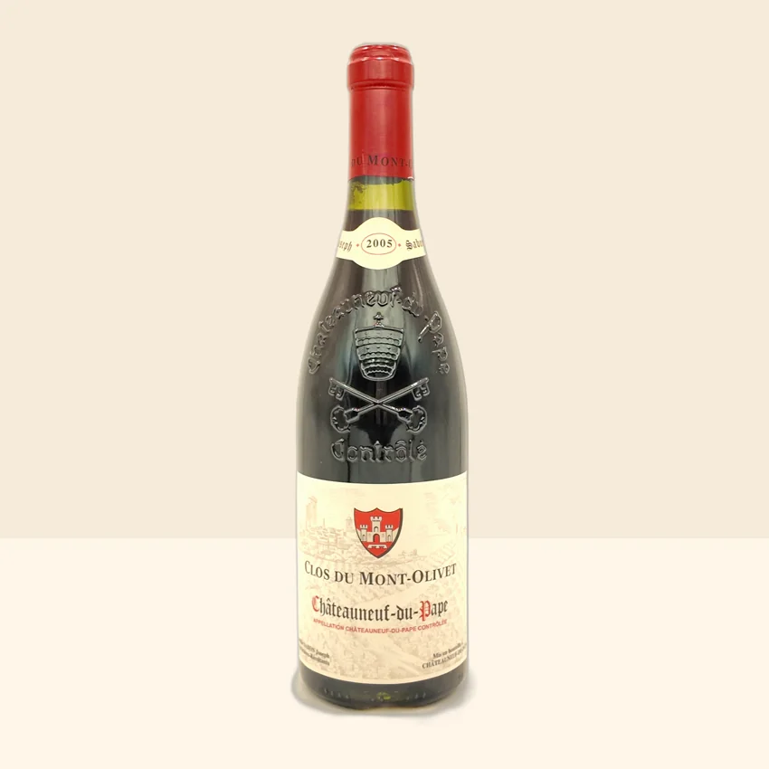 bouteille de Vin Châteauneuf-du-Pape Rouge de Clos du Mont-Olivet - 2005