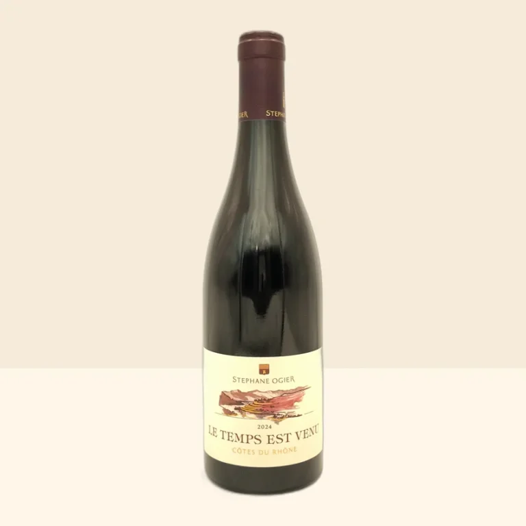 bouteille de Vin Le Temps est Venu de Stéphane Ogier - 2024