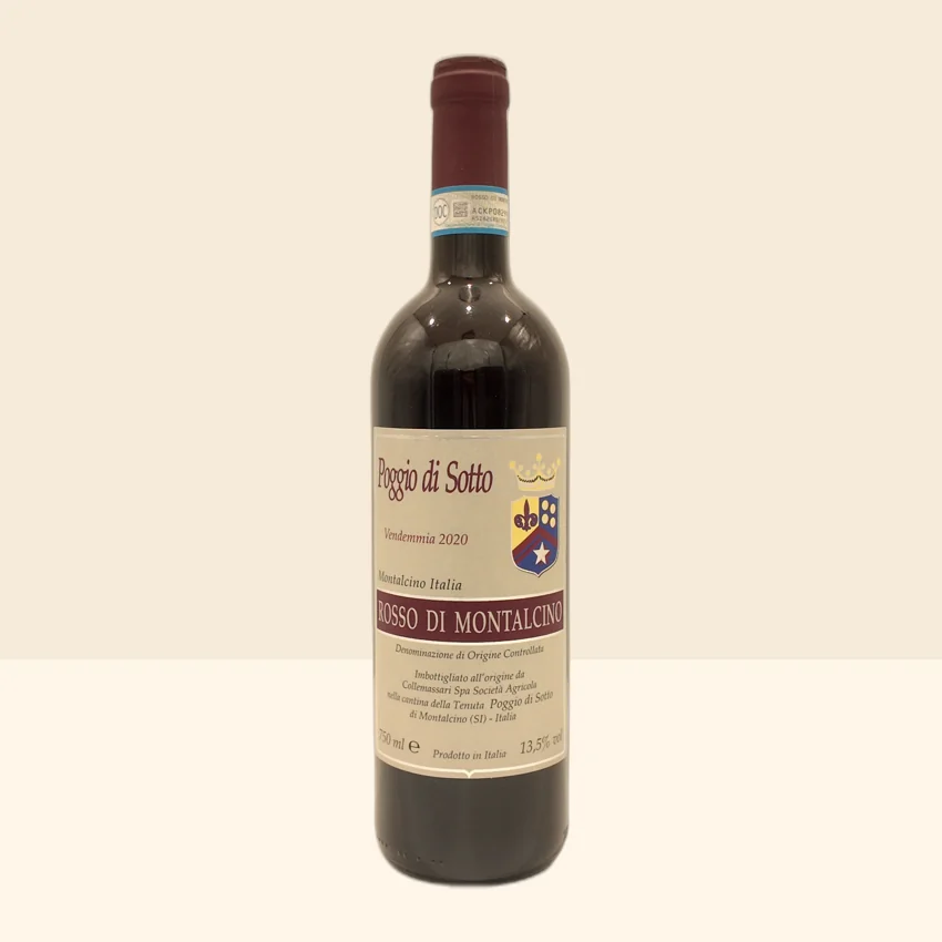 bouteille de Vin Rosso Di Montalcino de Poggio di Sotto - 2020