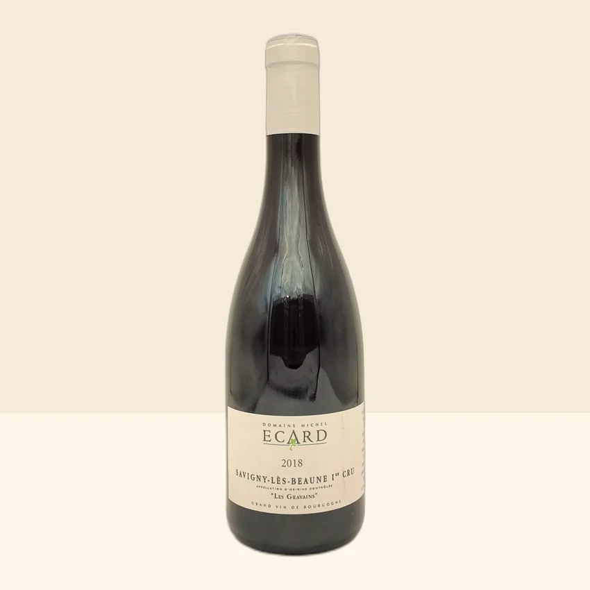 bouteille de Vin Savigny-lès-Beaune 1er Cru Les Gravains de Michel Ecard - 2018
