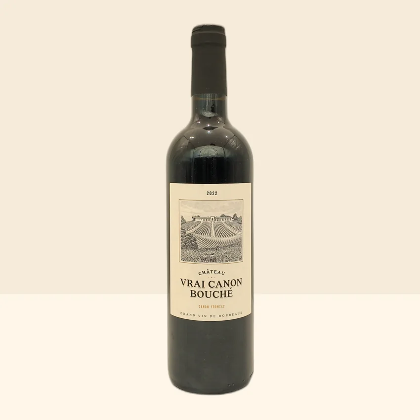 bouteille de Vin Canon-Fronsac de Château Vrai Canon Bouché - 2022