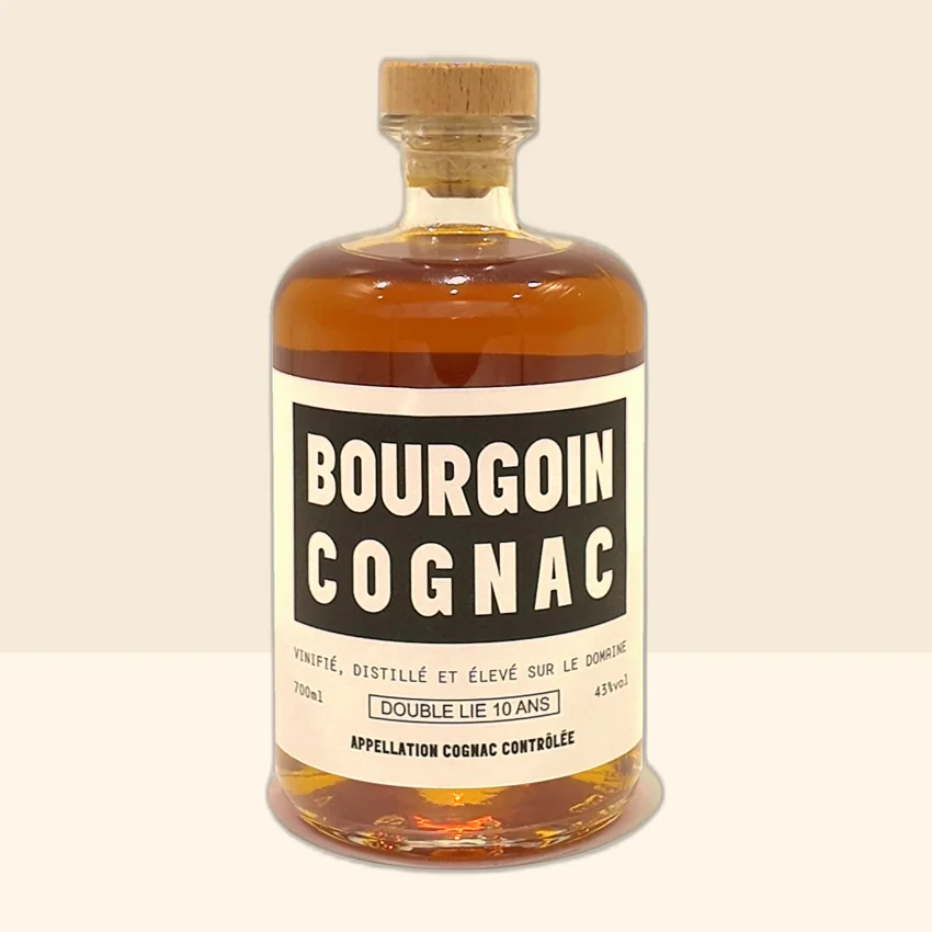 bouteille de Spiritueux Cognac Double Lie 10 ans de Bourgoin -