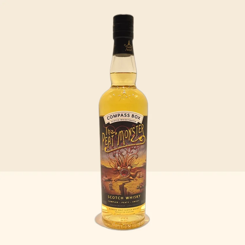 bouteille de Spiritueux Whisky The Peat Monster de Compass Box -